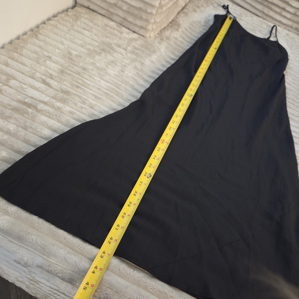 Y2K Betsey Johnson Urban Outfitters S Rosebud Maxi Dress Black Pink With Slip - Picture 6 of 14